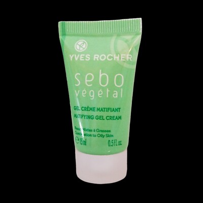 Yves Rocher SEBO VEGETAL MATIFYING GEL CREAM Travel Size 0.5 fl oz DISCONTINUED