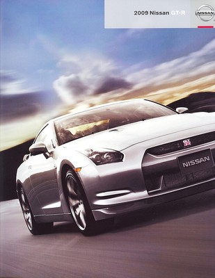 2009 Nissan GT-R Folder Style New Dealer Sales Brochure | eBay