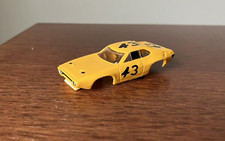HTF Aurora AFX Yellow Plymouth Roadrunner Body, Vibrant Paint, Shiny Chrome