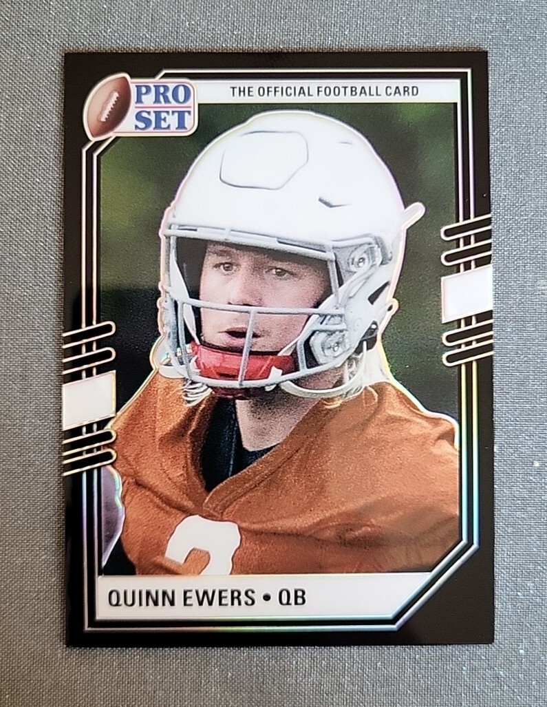 Quinn Ewers 2022 Leaf Pro Set BLACK PRISMATIC PARALLEL PSP-QE1 QB TEXAS!!!!