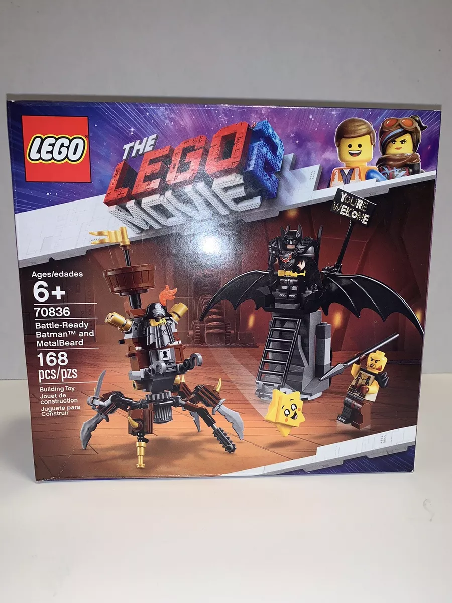 LEGO The LEGO Movie 2 Battle-Ready Batman & MetalBeard Set 70836