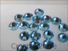 SS30 AQUA HOTFIX European Rhinestones 36 Pcs