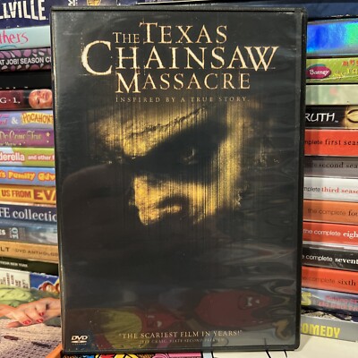 The Texas Chainsaw Massacre 2003 DVD Jessica Biel Brutal Slasher Bloody Horror