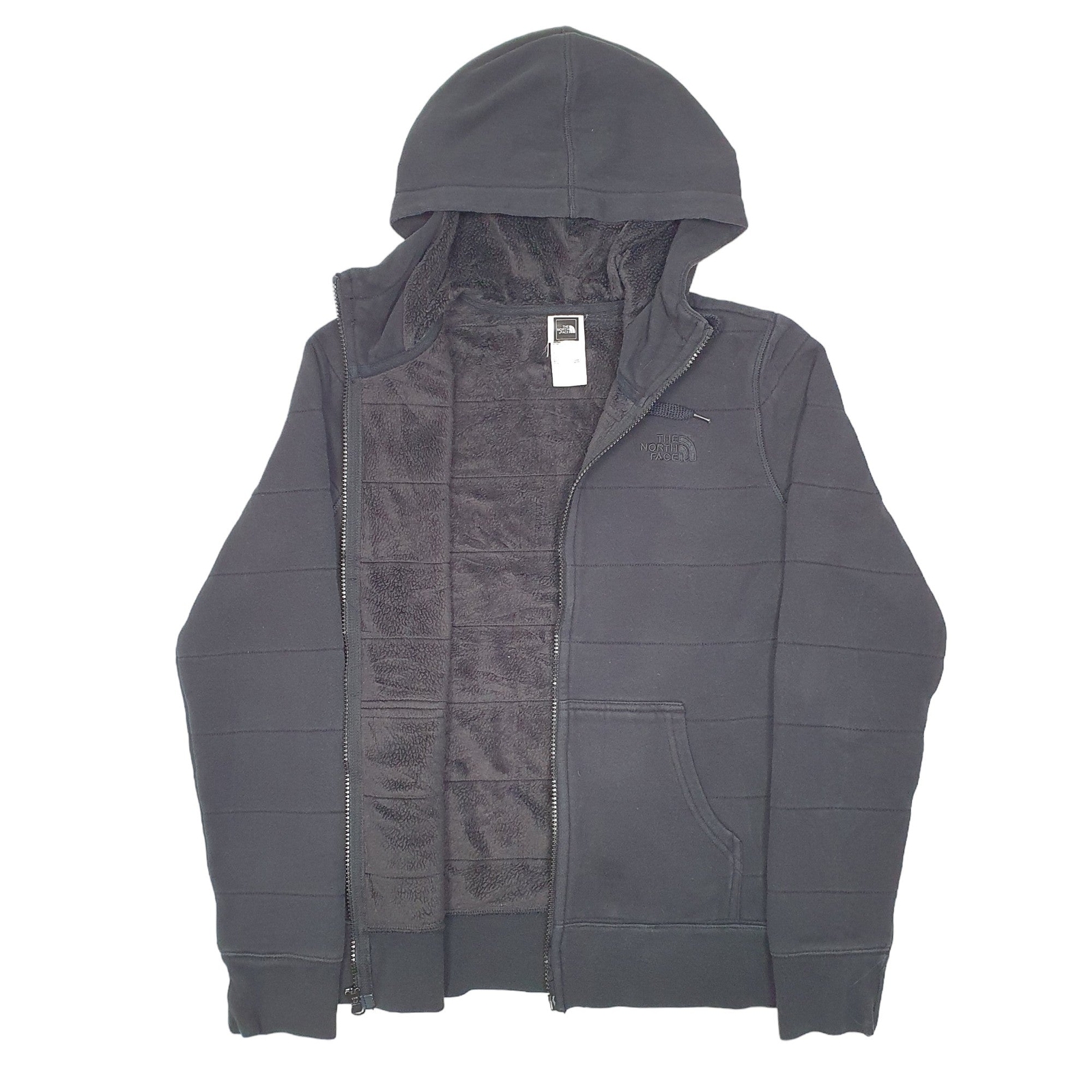 THE NORTH FACE Full Zip Hoodie Fleece Jumper Sweatshirt Womens S image 2