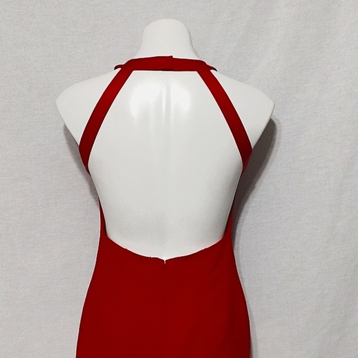 abound black dress Chic 1990's Little Black Backless Dress with Cord Straps / Sz M  Xtabay  Vintage