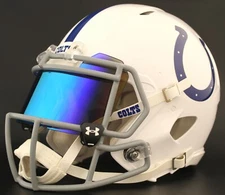 ***CUSTOM*** INDIANAPOLIS COLTS Full Size NFL Riddell SPEED Football Helmet