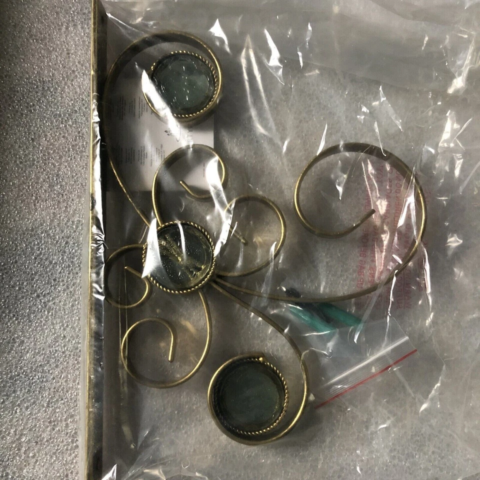 NUEVA LINTERNA DE LUZ TRANQUILA PARTYLITE CON TAZA VOTIVA Y SOPORTE P8181L P8181WB RARA Foto 3 de 4