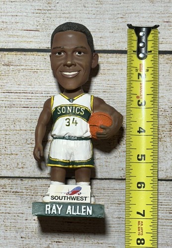 Rare Ray Allen #34 Seattle Super Sonics Bobblehead NBA Vintage RARE Southwest - Picture 2 of 7