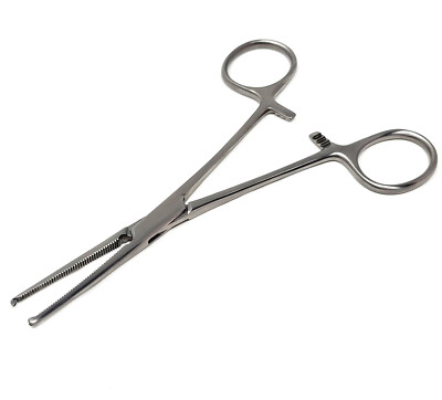 O.R GRADE OCHSNER FORCEPS 5.5'' 1X2 RAT TOOTH FULL SERRATIONS SURGICAL INSTRUMENT