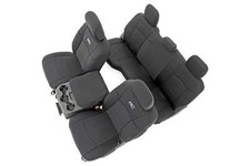 Rough Country Neoprene Front Rear Seat Covers For 2019-2026 Ram 2500 - 91043