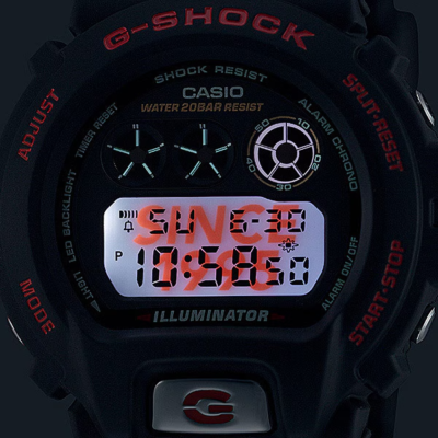 CASIO G-SHOCK DW-6900TR-1JR DW-6900 30TH ANNIVERSARY MODELS Black