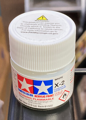 Tamiya ''Mini'' Acrylic model paint - X-2 81502 White (gloss)