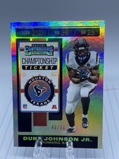 2019 Panini Contenders Championship Ticket Duke Johnson Jr 48/99