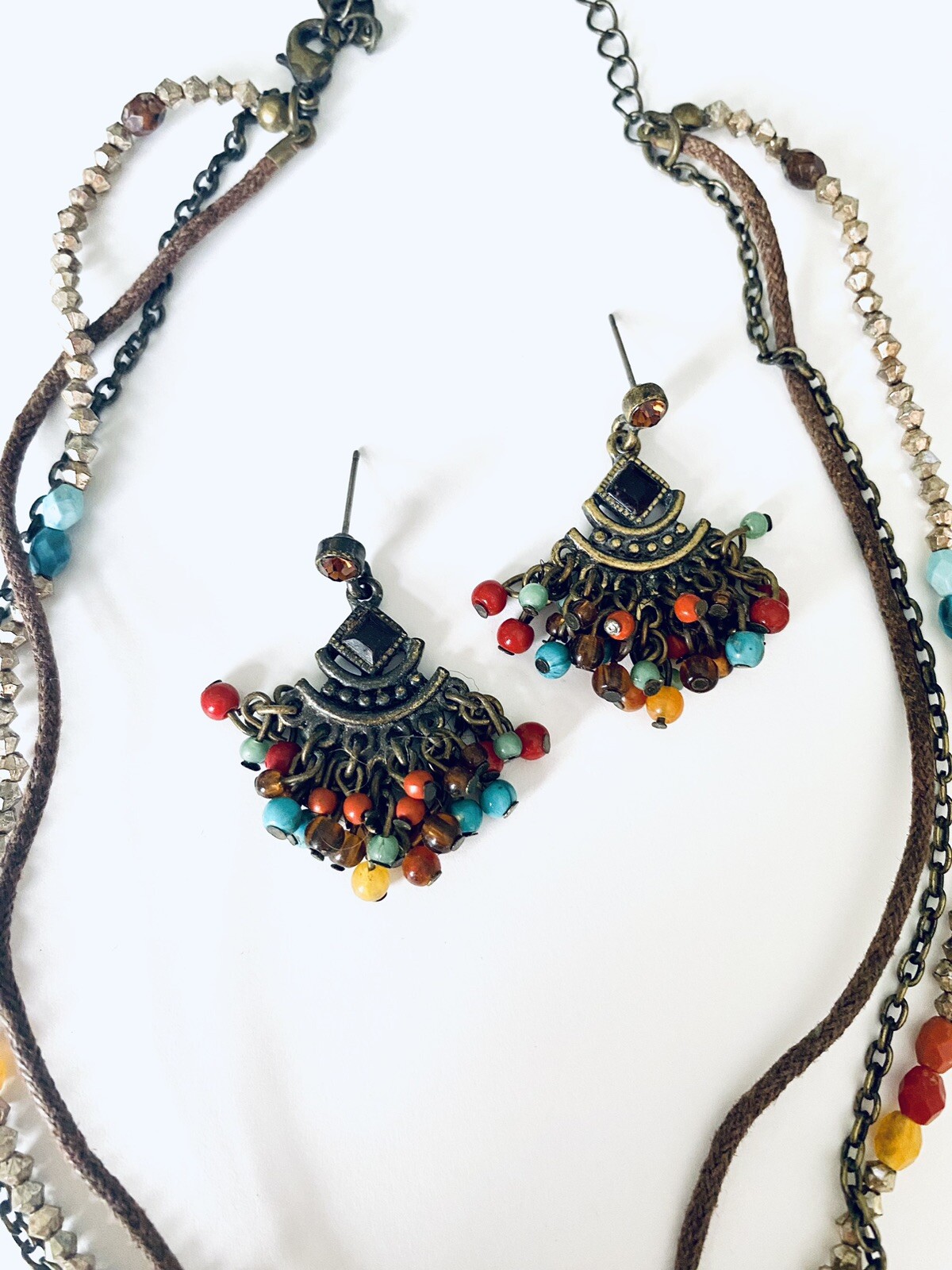 Cookie Lee Multi Chain Adjustable Length Necklace… - image 3