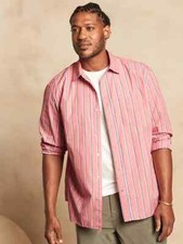 BNWT Banana Republic Untucked Standard-Fit Perfect Poplin Shirt MSRP 70  