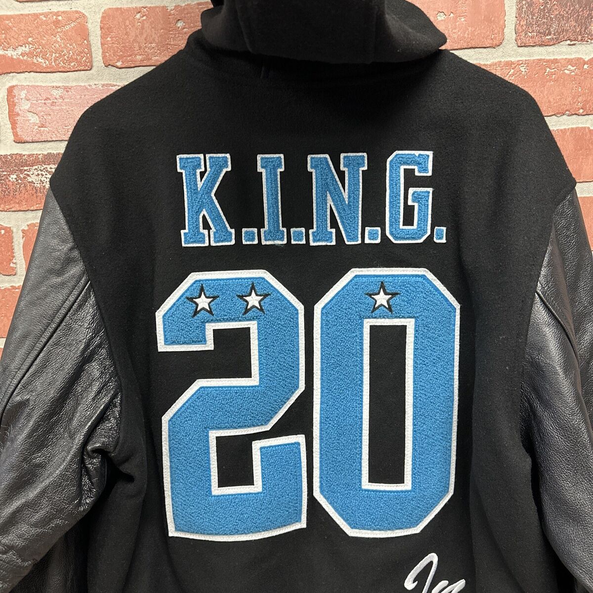 100% Authentic Supreme King Hooded Varsity Jacket FW20 Size 100% Authentic Supreme King Hooded Varsity Jacket FW20 Size