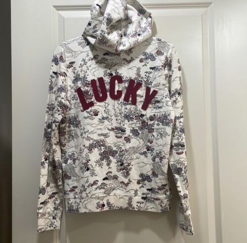 NWT woman’s Lucky Brand SMALL zip hoodie sweatshirt - Picture 1 of 7