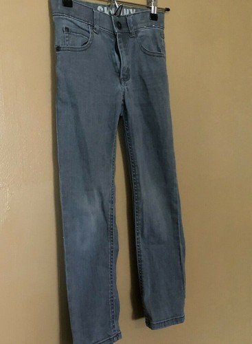 Gymboree Girl's Size 6 Jeans Skinny Cotton Blend Grey Wash Straight Leg Denim - Picture 3 of 10