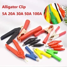 Crocodile Clip Metal Alligator Test Clamp Electrical Clamp Test Lead Insulated