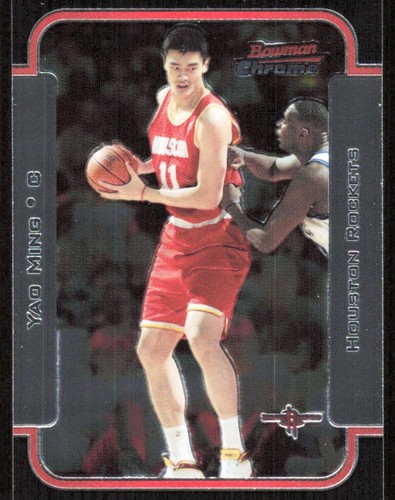 2003-04 1104B Bowman Chrome Yao Ming Houston Rockets #1 | eBay