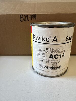 Appleton Electric Ac1-A Sealing Cement,16 Oz.,Can NOS