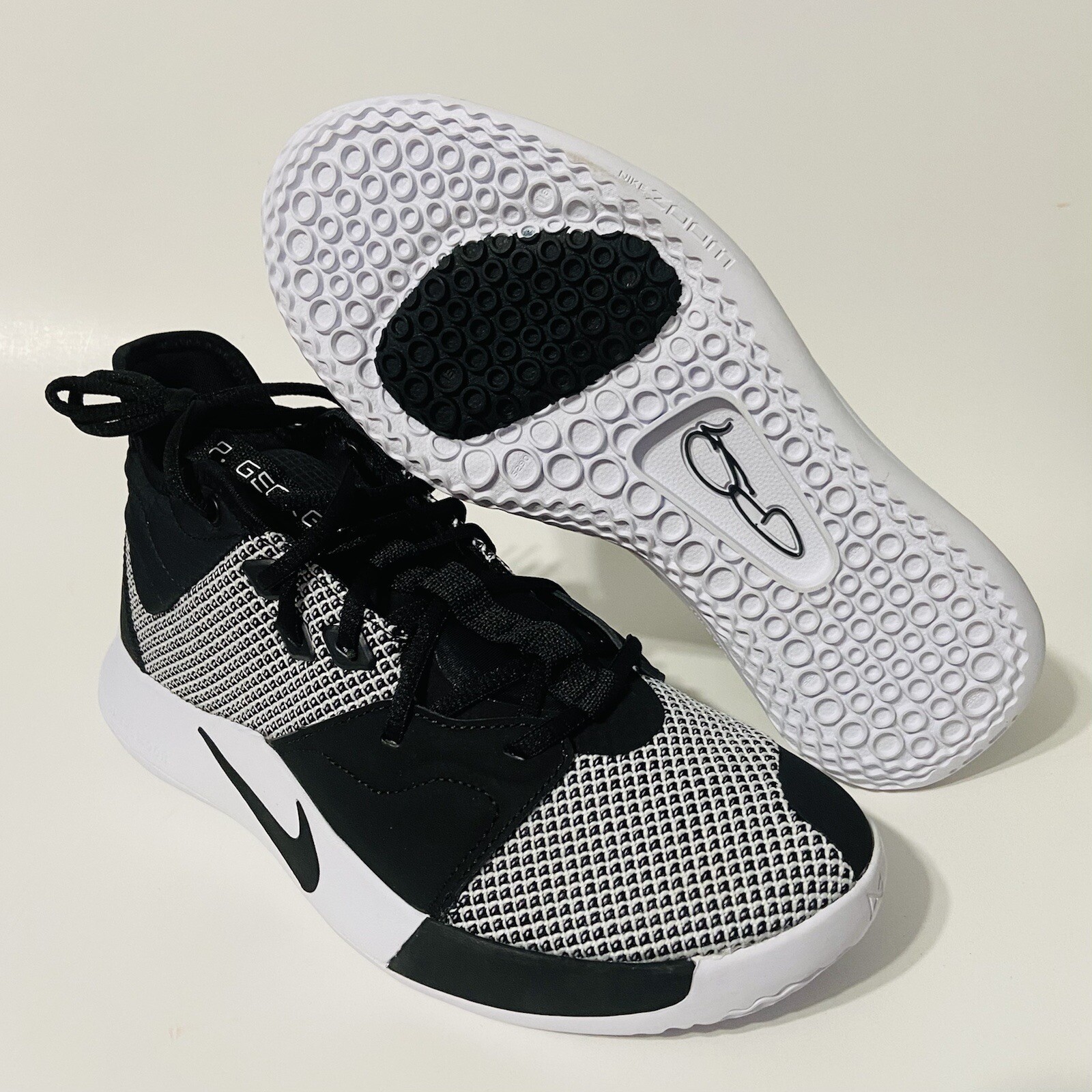 Nike PG 3 Basketball Shoes White Black 
