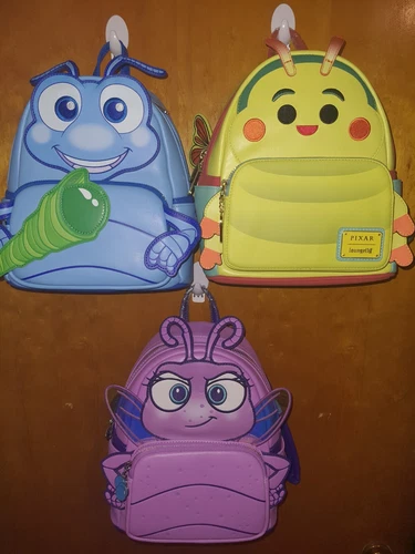 Rare! Loungefly Disney Pixar A Bug's Life Flik, Heimlich, Dot Cosplay. Exclusive