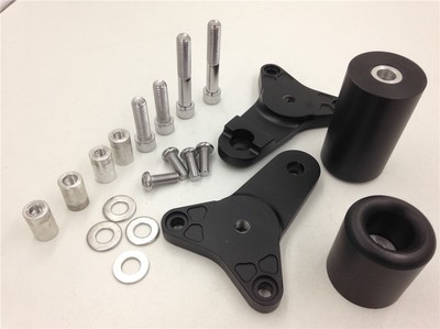 Schwarzer No Cut Rahmen Slider Crash Protector Für 2011-2020 Suzuki Gsxr 600/750