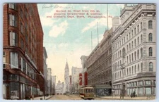 1910's STRAWBRIDGE & CLOTHIER GIMBEL'S DEPARTMENT STORES PHILADELPHIA POSTCARD