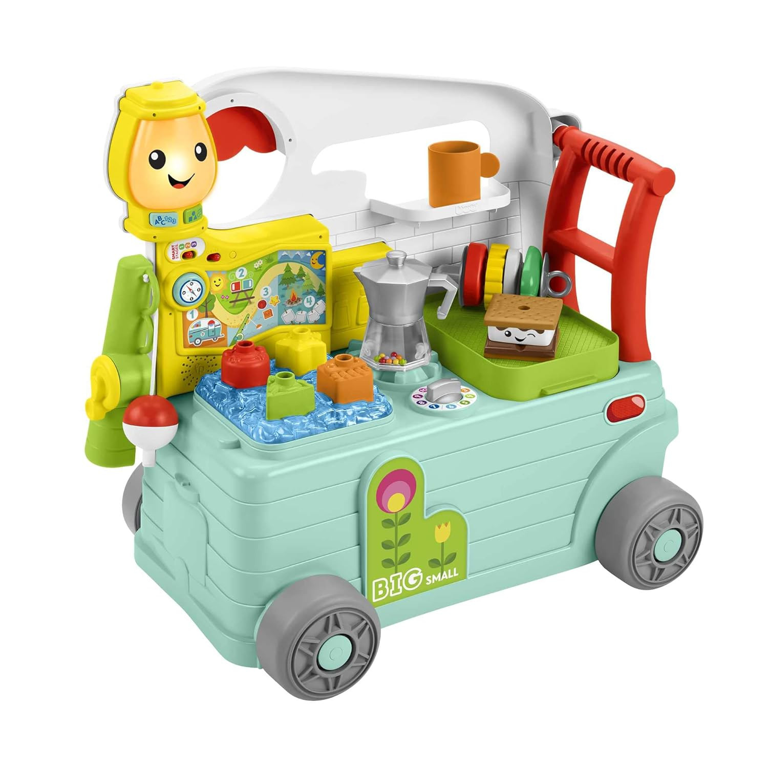 Коляска Fisher-Price Camper 3-в-1 Erste Schritte Push для занятий музыкой и активного отдыха 7690₽