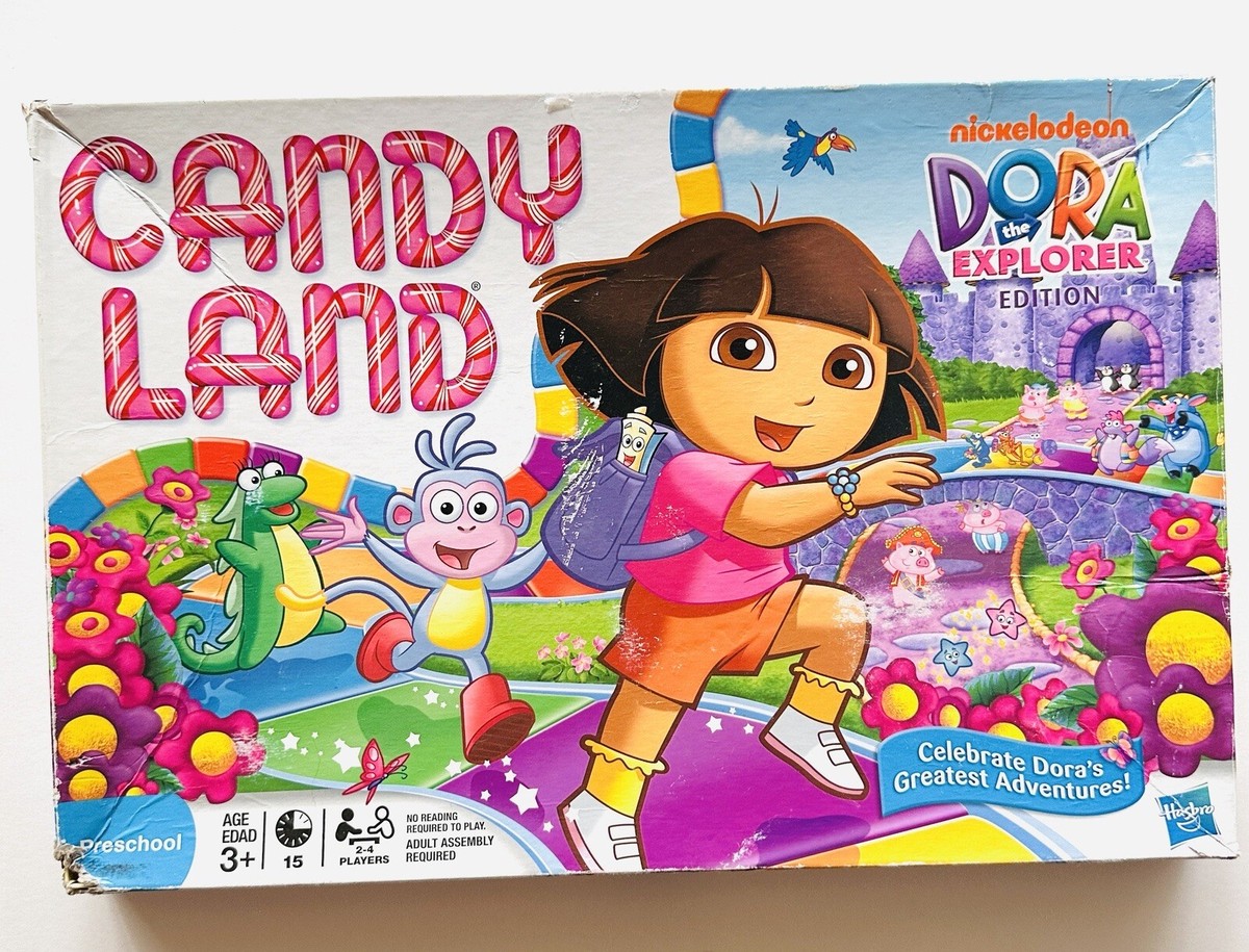 Milton Bradley Nickolodean Dora The Explorer Candy Land Board Game