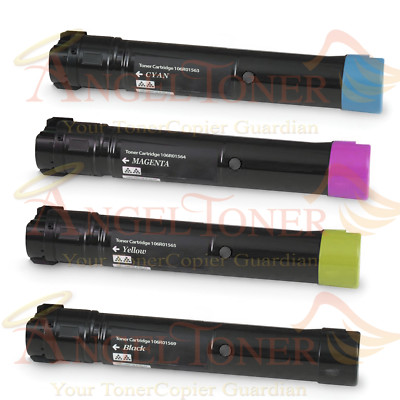 4pcs Toner Cartridge 106R01569 106R01563 106R01564 106R01565 Phaser 7800 Series