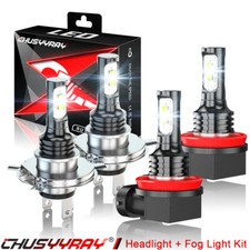 For Honda CRV CR-V 2007-2010 2011 2012 2013 2014 LED Headlight Fog Bulbs Combo