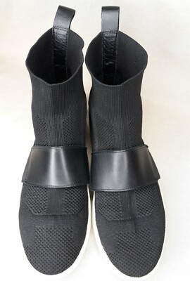 J/Slides NYC Mens 8.5 Pull On Black Ankle Sneakers | eBay display picture 1