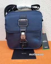 New $295 Tumi Alpha Bravo Navy Ballistic Nylon Junior Crossbody 