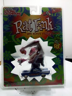 Rat Fink Die Cast with Figure Racing Champions Mod Rods 76033