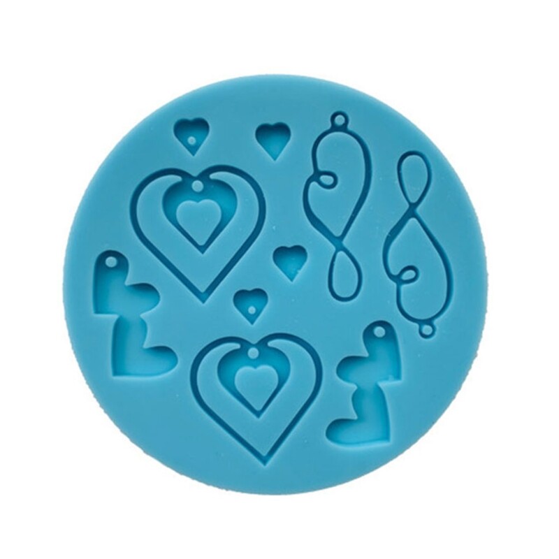 Earrings Epoxy Resin Mold Ear Drop Dangle Pendant Casting Silicone