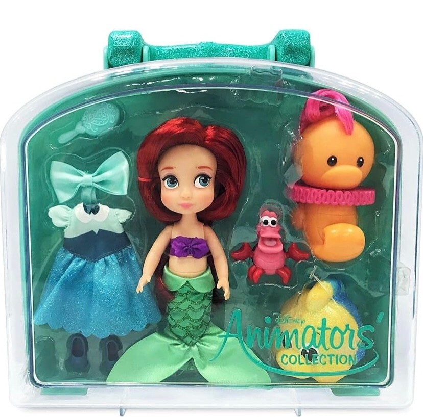Mini poupée Ariel Disney Animators Collection avec accessoires