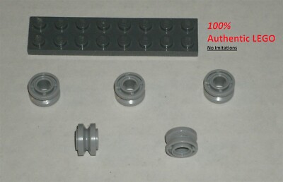 lego-new-light-bluish-grey-wheel-hub-centre-groove-5x-4211758-brick
