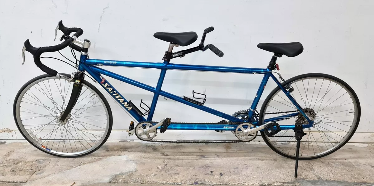 Santana Sovereign Tandem Bicycle Blue Pre Owned Great Condition eBay