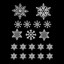 Merry-Christmas-Wall-Art-Removable-Home-Window-Snowflake-Stickers-Decal-Decor miniatuur 27