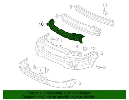 Genuine GM 2005-2008 Chevrolet Headlamp And End Base Panel Mount Panel 15798109 - Imagem 2 de 2