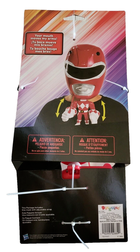 Move A Mask Buddies Power Rangers Red Ranger Mask Costume Halloween Disguise New - Picture 2 of 3