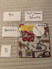 Little Sleepies cars Pjs Pajamas Short Sleeve Shorts Set 9/10 FAST SHIPPING 