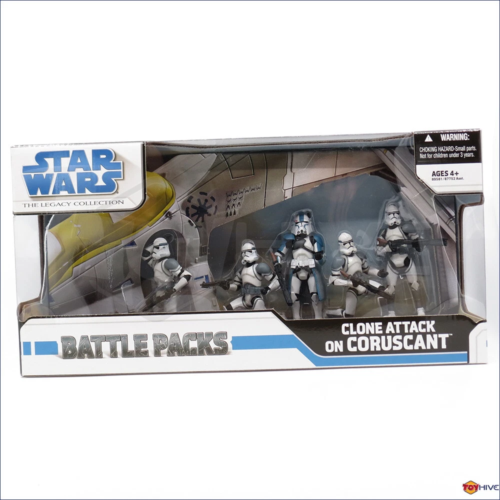 Clone attack on coruscant battle pack sale