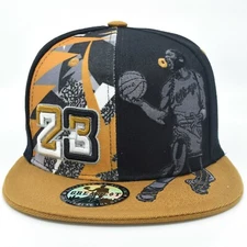 Chicago MJ 23 Dunk New Legend Greatest Black Embroidery Snapback Hat Cap