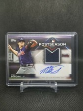 202 Topps Series 1 Mike Soroka Postseason  Performance Autograph Relic /50