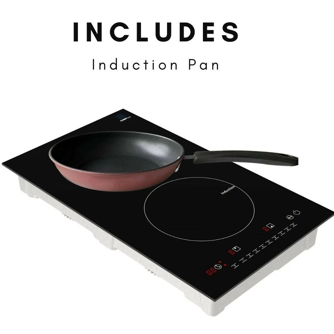 Induction Cooker 2 Burner Cooktop 1800W Digital Electric Cooktop