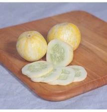 Cucumber Lemon Great Heirloom Vegetable By Seed Kingdom 2,000 Seeds