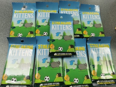 Streaking Kittens 15 Karten Erweiterungspack Restposten Konvolut X9 Exploding Kittens